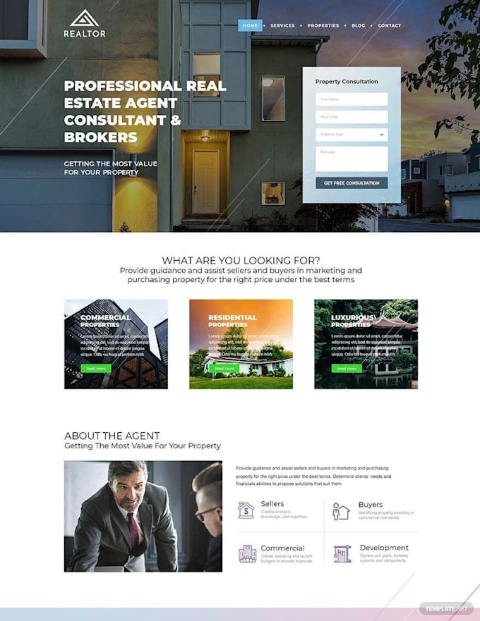 Elevate your real estate brand with a high performance landing page or