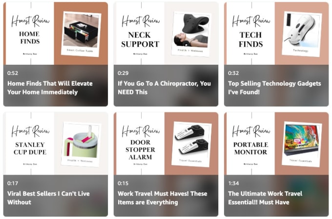 create an amazon shoppable video or tiktok shop video