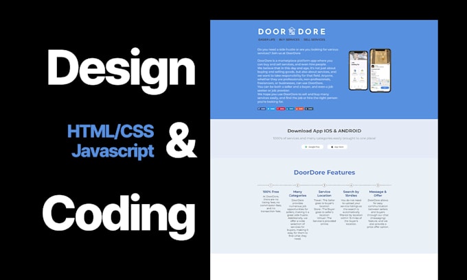 convert your design file to real website