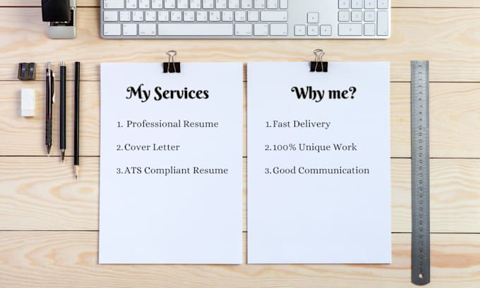 write professional resume and cover letter for job seekers