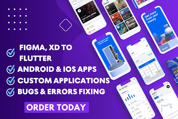 Develop amazing flutter apps, bespoke flutter ui, convert figma to ...