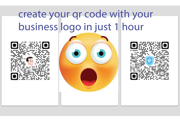 Create a qr code with your business logo by Nikoahmedov | Fiverr