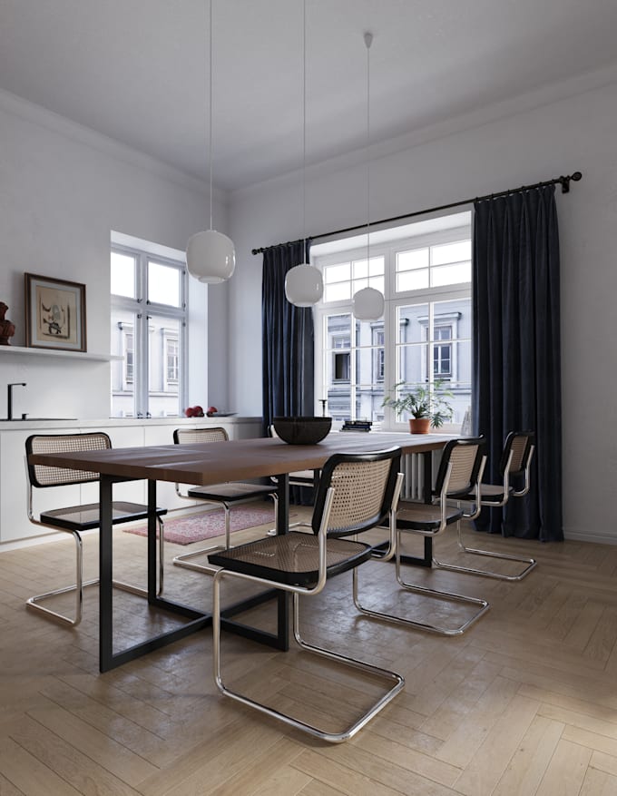 do realistic interior rendering in corona or vray render