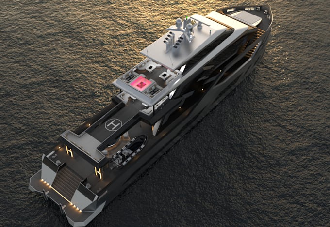 make ship,yacht,boat,hull models and animation for you
