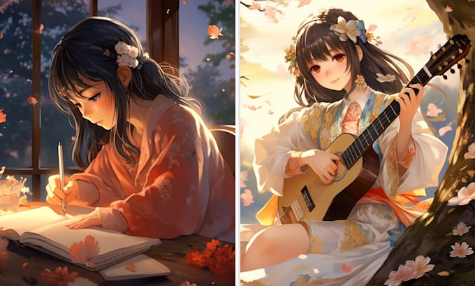 create anime or manga art using midjourney ai