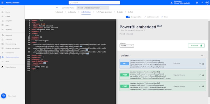 build power automate flows, fix errors and API integrations