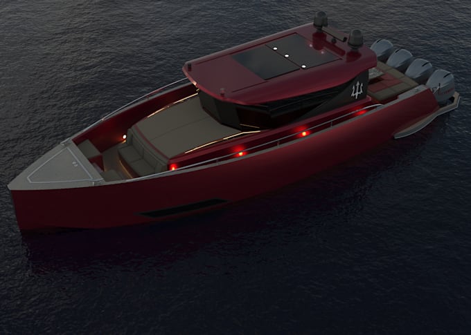 make ship,yacht,boat,hull models ,animation and render for you