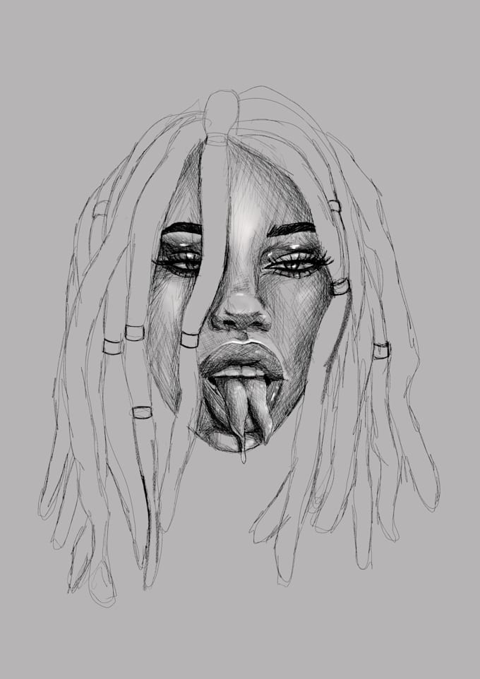 Draw you original pencil sketches by Alexandratattoo Fiverr