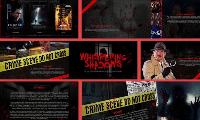 create a pitch deck presentation for your film, TV show, and podcast