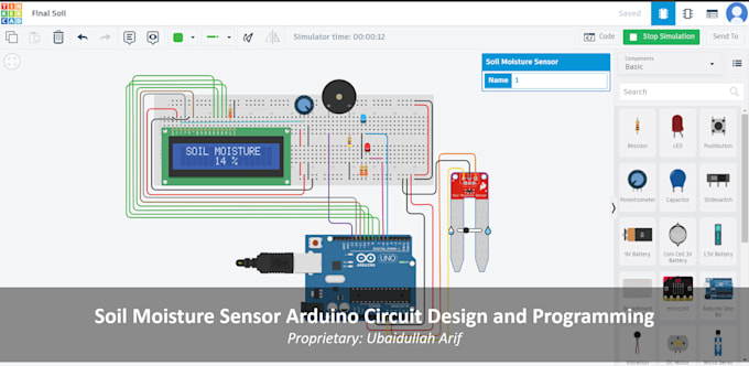 Design, program and simulate any arduino circuit by Ubaidullah_q | Fiverr