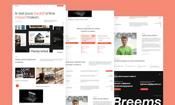 design and develop a webflow website