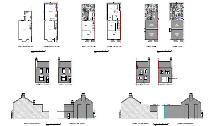 create UK building regulations drawings, planning drawings