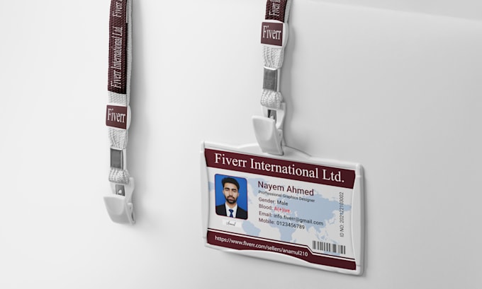 design modern student id cards and school faculty badges for your institute