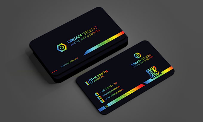 do 3 custom business card designs for your brand in just 6 hours