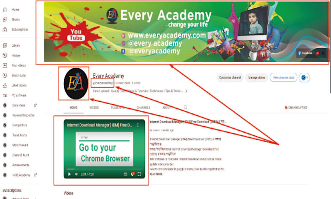 Build your youtube channel setup for fast growth and ... - Fiverr
