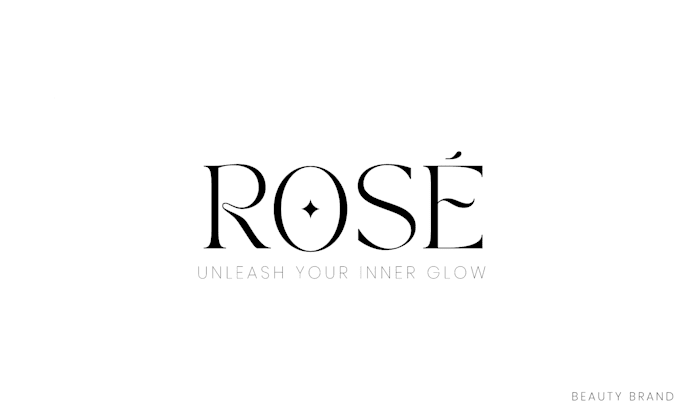 create a text based minimalistic loge