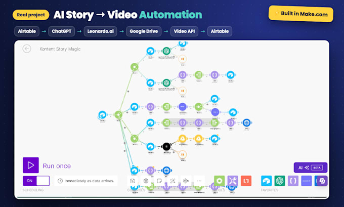 set up airtable crm and automations