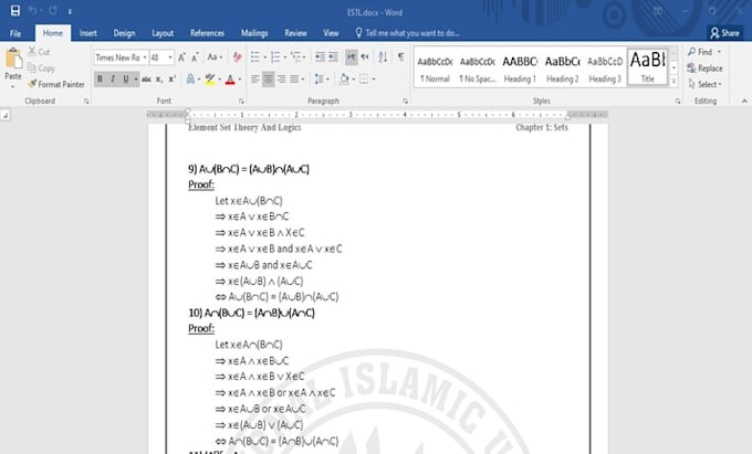 type math books and notes for you in word