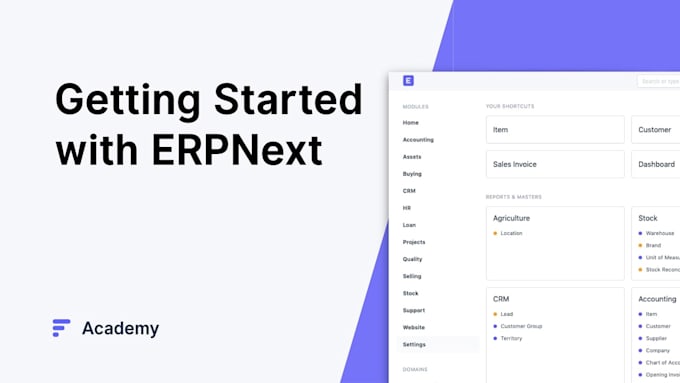 setup frappe and erpnext in your server and configuration