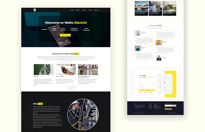 Create responsive website using react js, next js, typescript tailwind ...