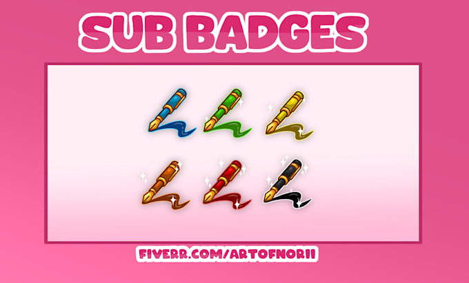 do custom cool sub badges twitch
