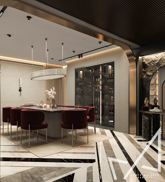 Interior Design Dining Hall Entry Design Open Kitchen Arch Dining