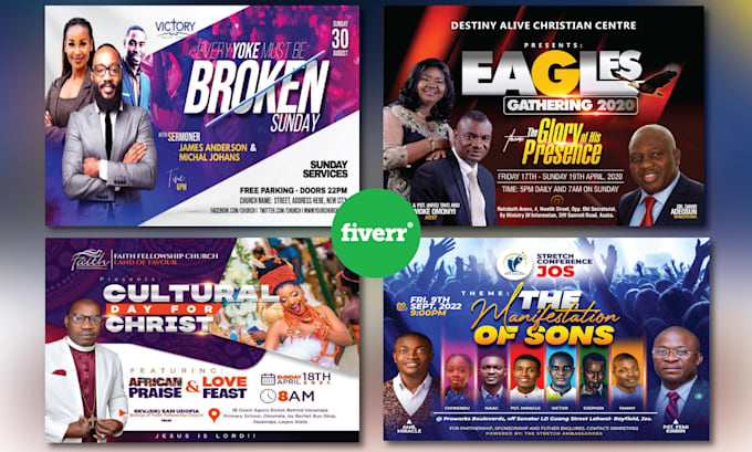design exceptional church flyer or event flyer design