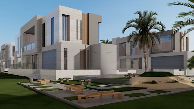 do 3d architectural design and render of sketchup 3d model