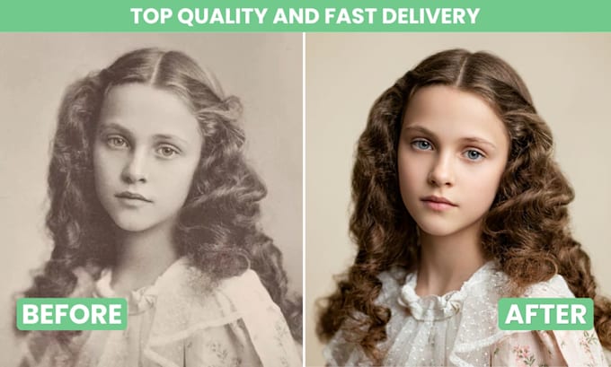 professionally restore, colorize, and fix old photos