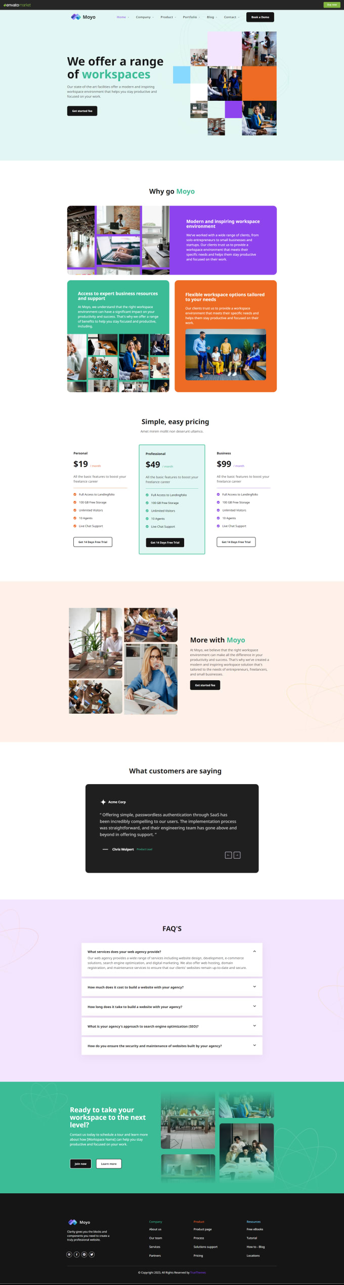 Create responsive landing page design using html , css,bootstrap and ...
