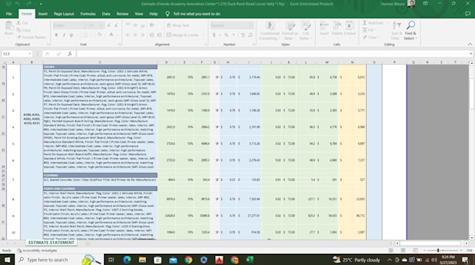 material take off and construction estimation for contractors