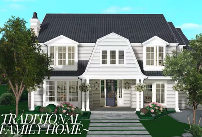Build You A Bloxburg House From A Youtube Speedbuild By Alwaysdayami 30