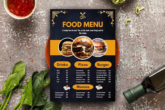 Design creative menu design for your delicious delights by Pratagysen ...
