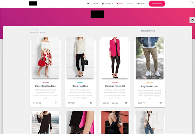 create wordpress e commerce website using elementor pro