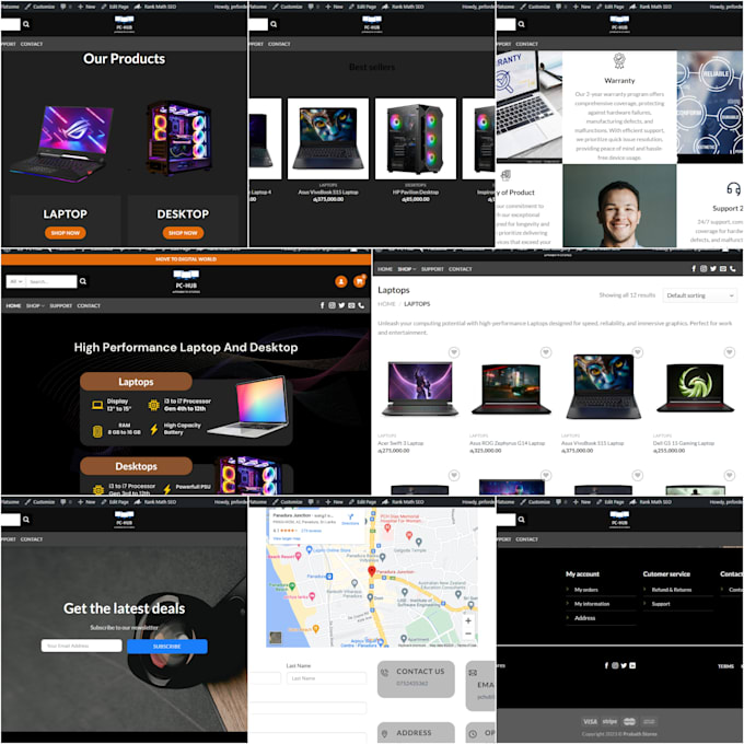 build responsive wordpress website mobile optimized with SEO