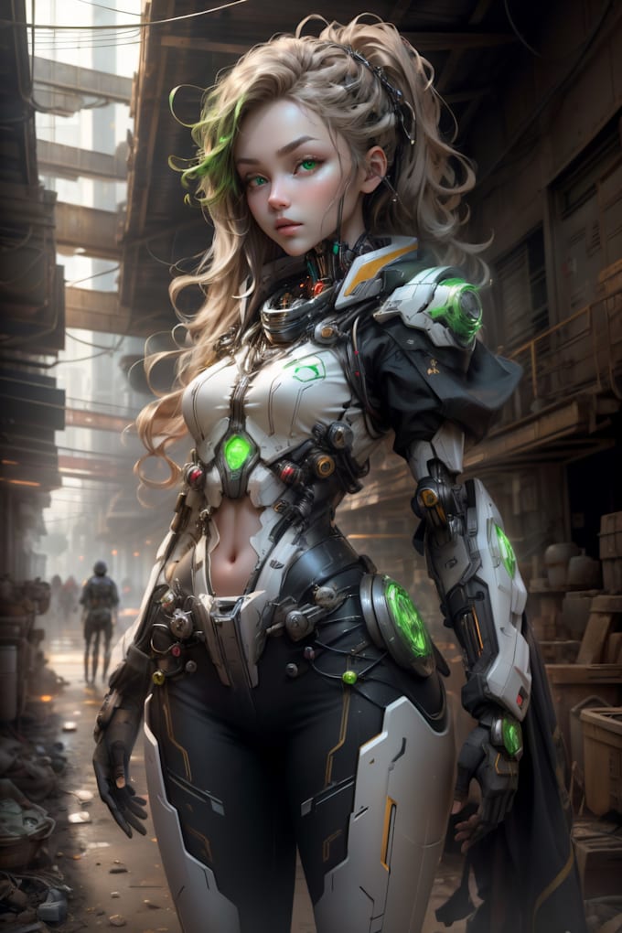 Draw anime digital art character illustration with ai by Coeuno | Fiverr