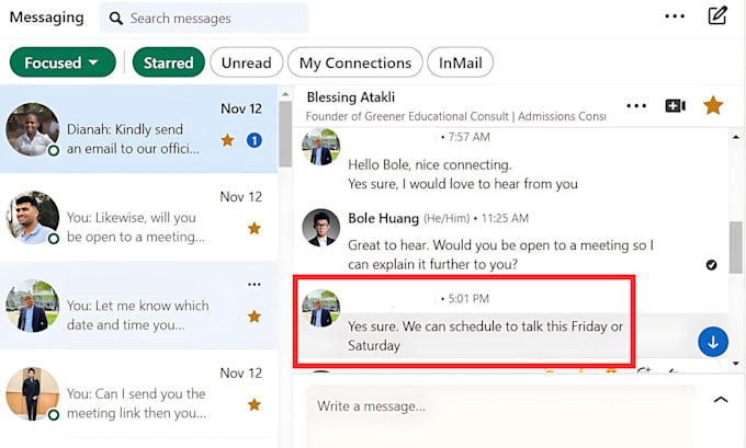 book more meetings with linkedin outreach campaigns