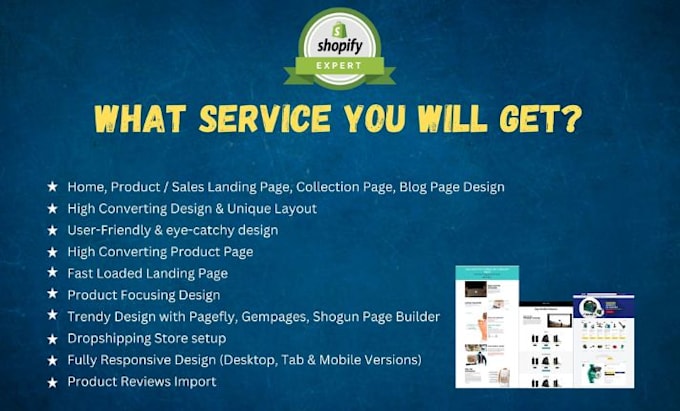 Clone shopify landing page design or one product store with pagefly ...
