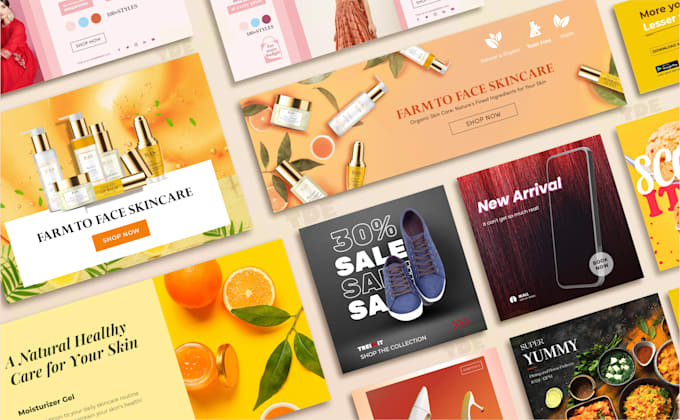 design an eye catching website banner