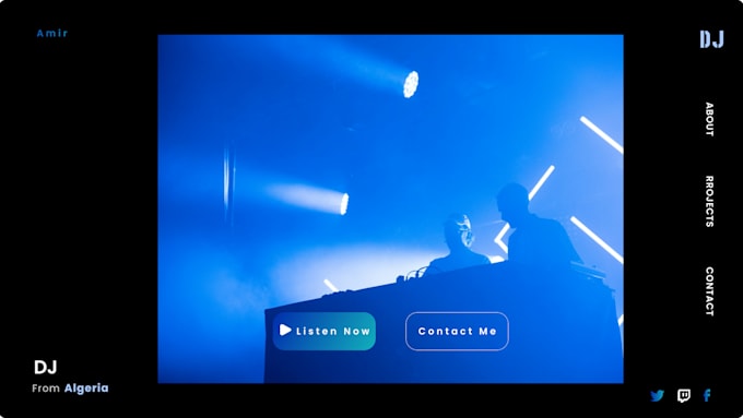 do a portfolio resume, cv, personal web site with react js