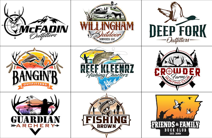 do outdoor adventure camping rv camper trailer and hunting logo