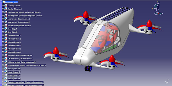 create your desired 3d models or assembly in catia v5