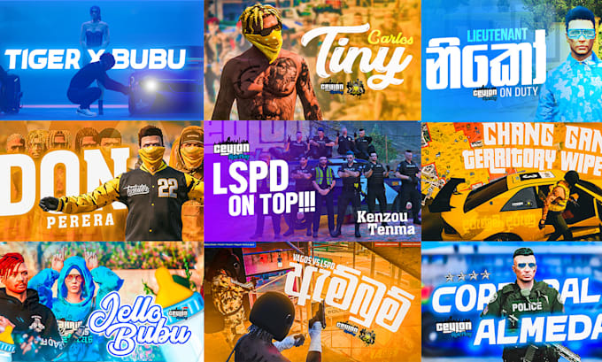 design professional gta v gaming thumbnails