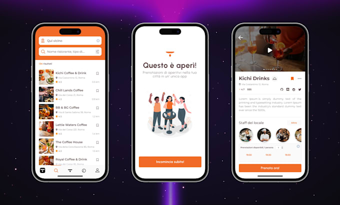 design modern mobile app design and web app UI UX