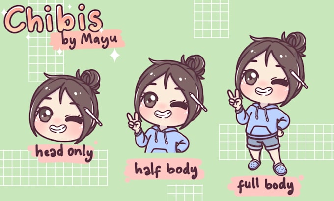 create cute chibi art
