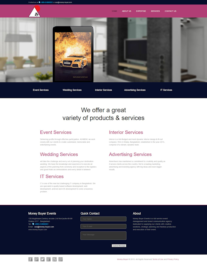 convert Psd to HTML in 24 hours with responsive website