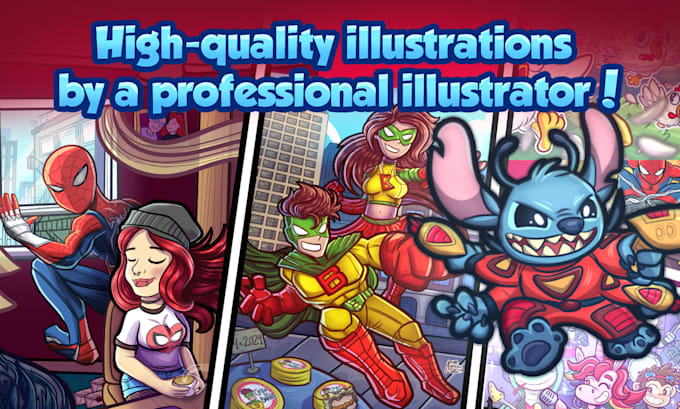 draw a full color comics