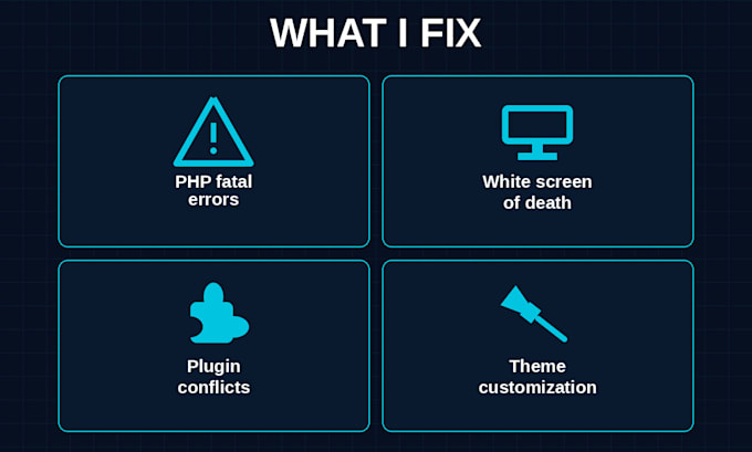 fix wordpress, php errors, issues and customization