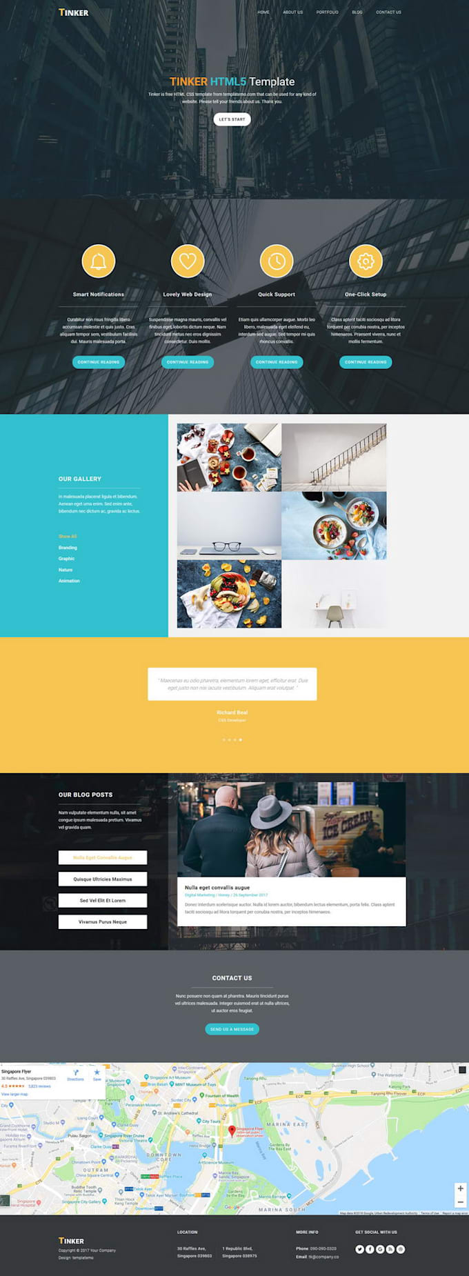 business wordpress website design