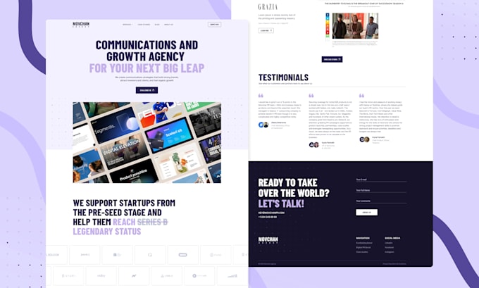 do wordpress website development and design, business website or landing page